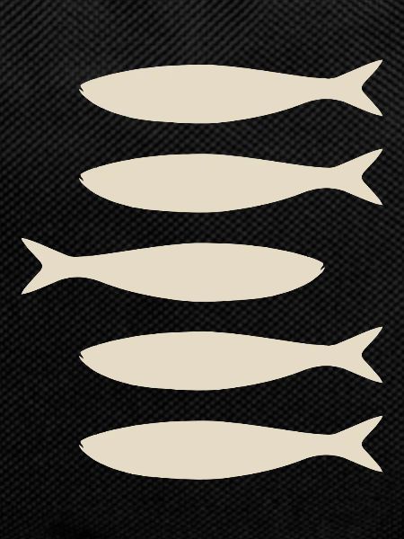Beige sardines