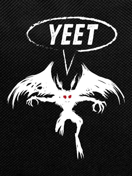 Mothman Yeet Funny Cryptid Gift