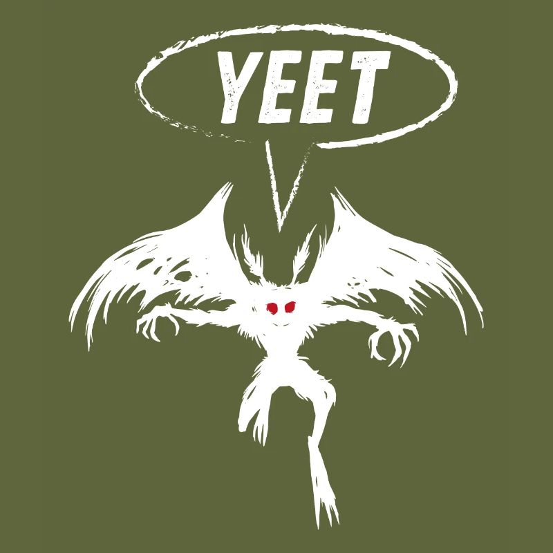 Mothman Yeet Drôle Cryptide Cadeau