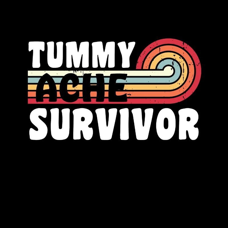 Mal de ventre Survivor Retro 70 maux d’estomac