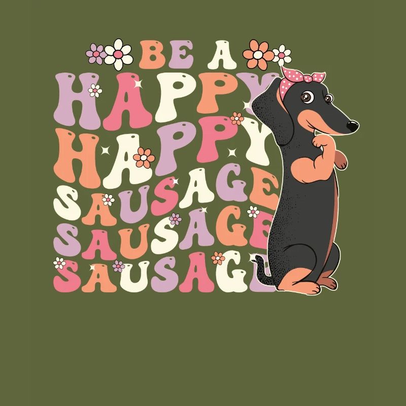 Sei eine glückliche Wursthundmutter