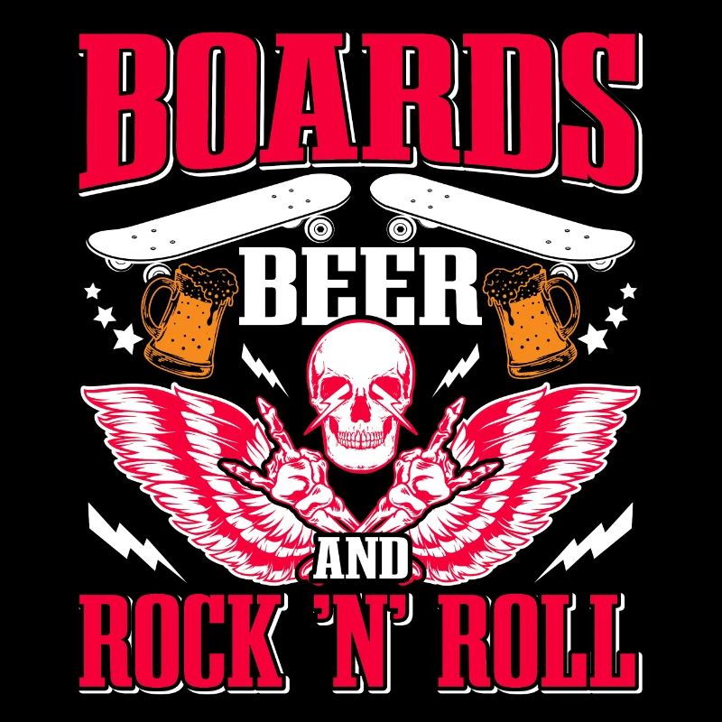 Rock and Roll, Beer Concert Skateboarding