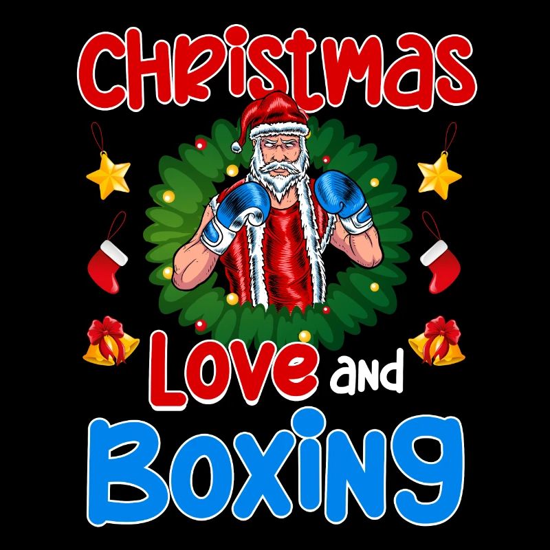 Christmas Love Boxing Boxer Weihnachtsgeschenk