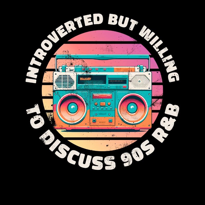 introvertiert, aber bereit, über 90s R&B Retro zu diskutieren