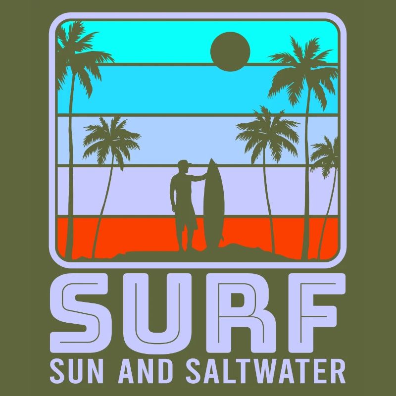 Surf, kitesurf, wakeboard, beach surfers