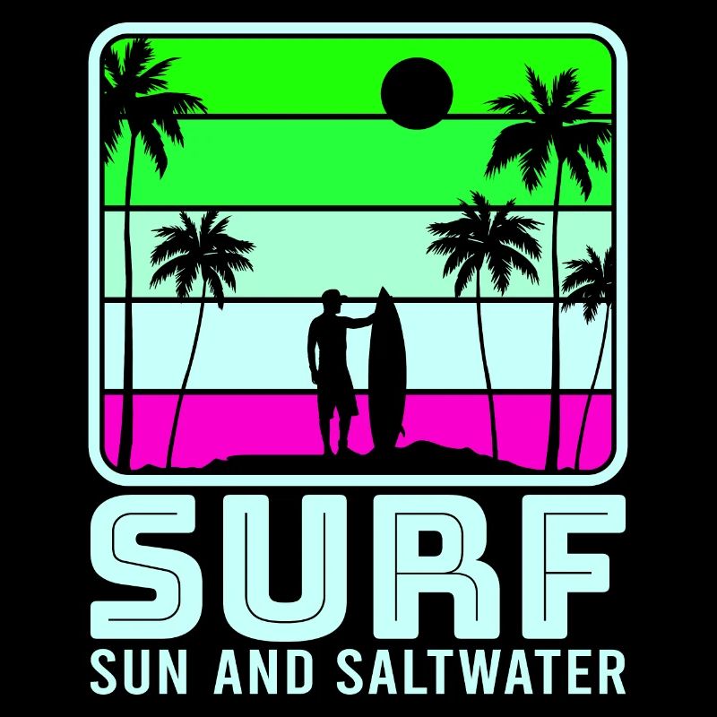 Surfing, kitesurfing, wakeboarding, beach surfers