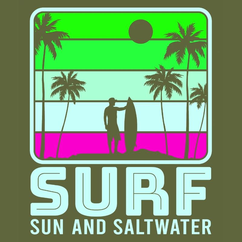 Surf, kitesurf, wakeboard, beach surfers