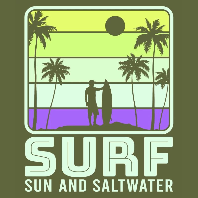 Surf, kitesurf, wakeboard, beach surfers