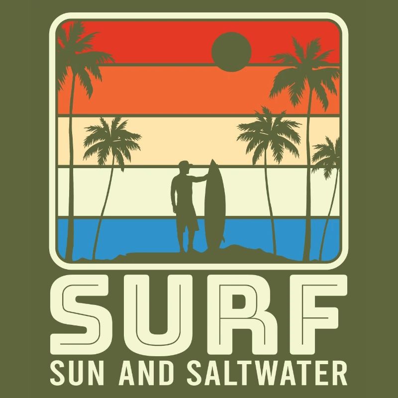 Surf, kitesurf, wakeboard, beach surfers
