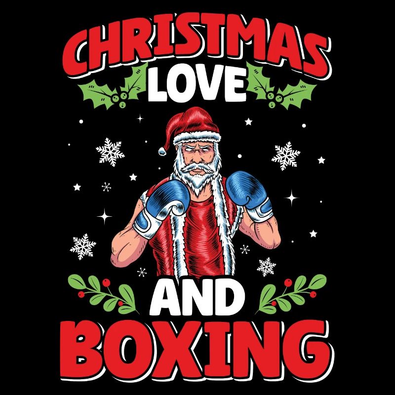 Christmas Love Boxing Boxer Weihnachtsgeschenk