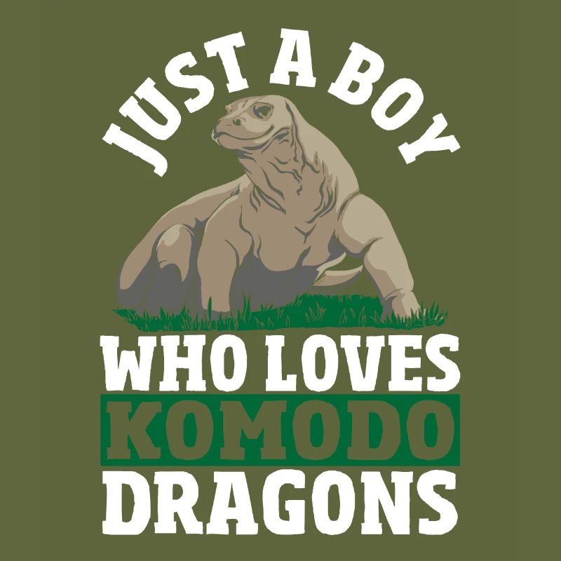 Juste un garçon qui aime les dragons de Komodo