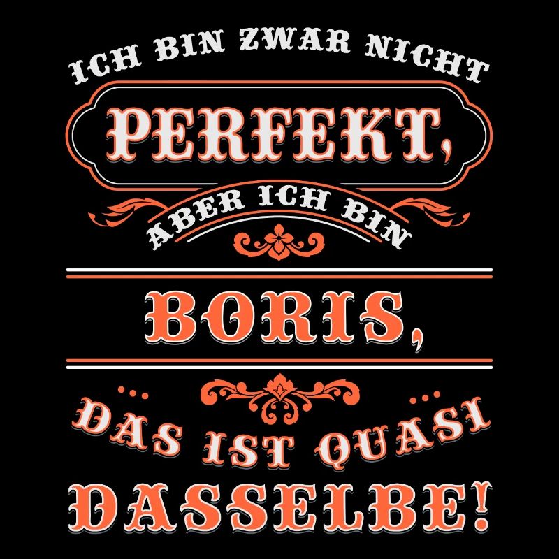 Funny BORIS for Name Day with Name Name