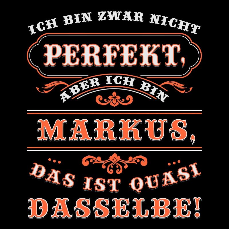 Funny MARKUS for Name Day with Name Name
