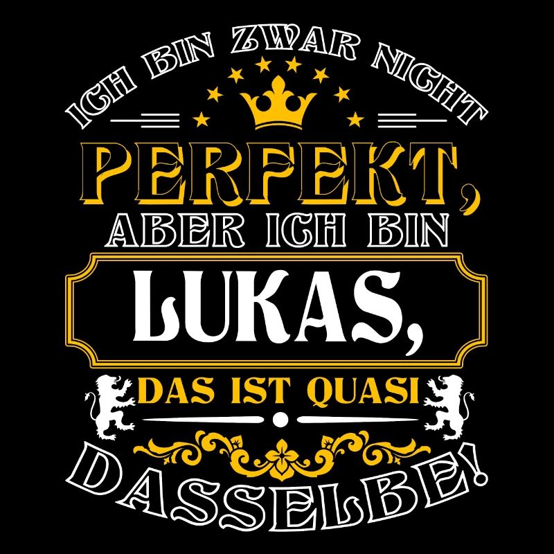 Funny LUKAS for Name Day with Name Name