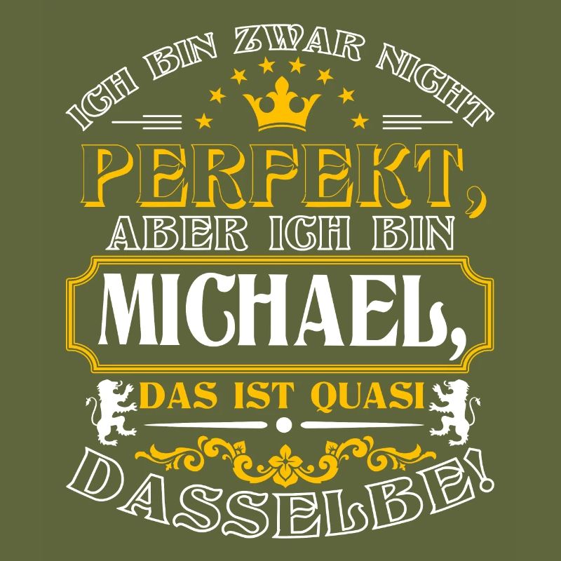 Funny MICHAEL for Name Day with Name Name