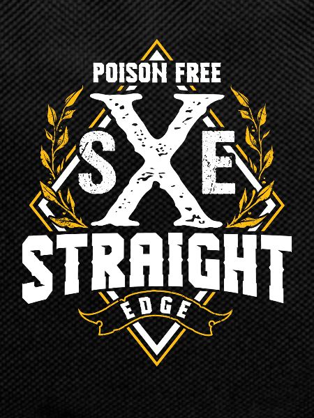 Straight Edge Vegan, Anti-Drug, Punk