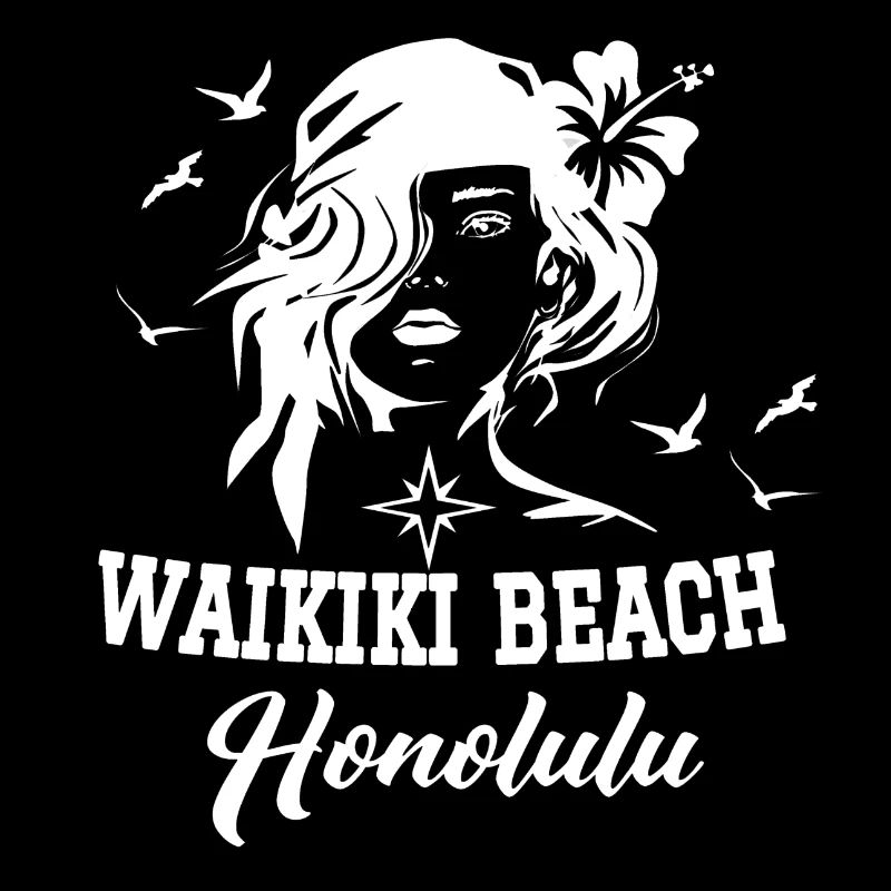 Honolulu Waikiki beach
