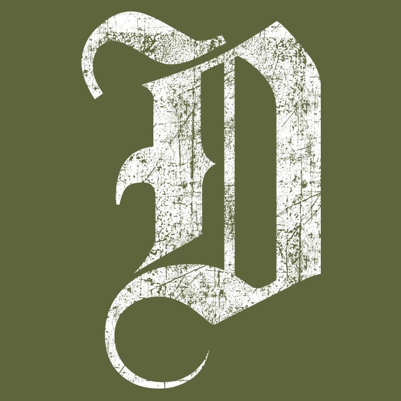 Tshirt alphabet initiale D