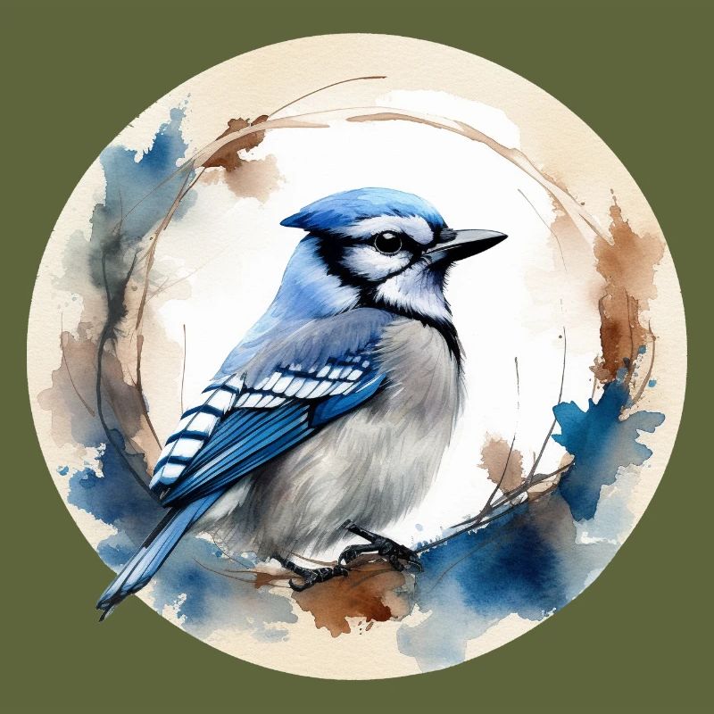 Blue jay bird