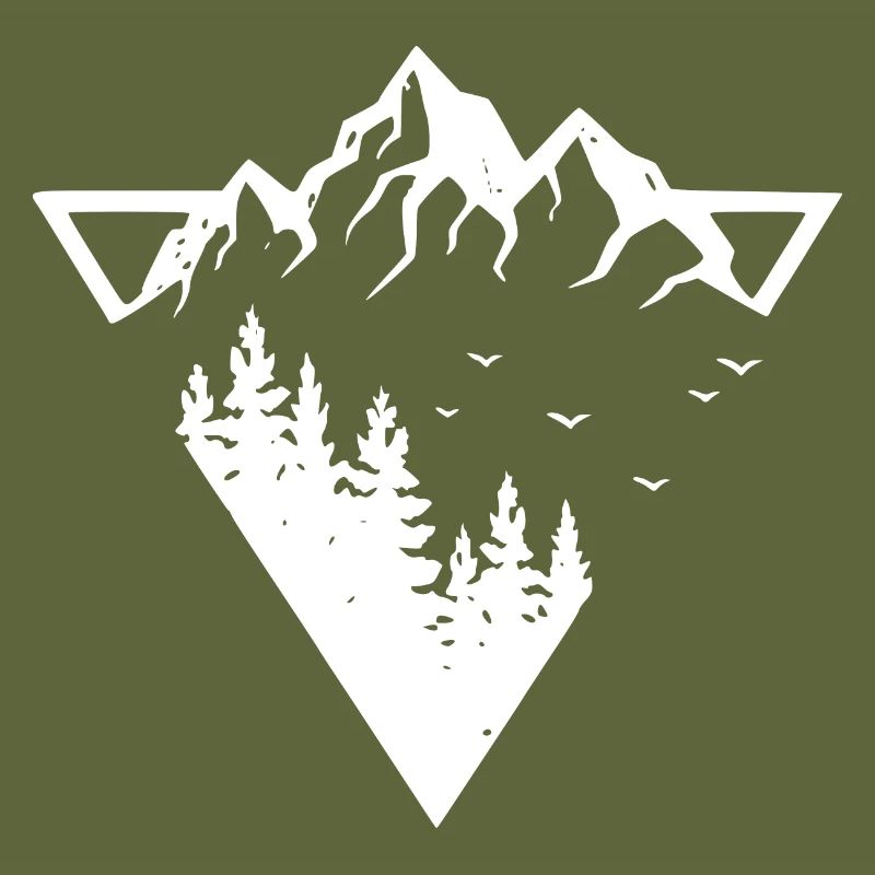 Mountains - Nature - Geometric