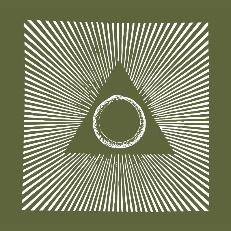 Conception graphique psychédélique occulte