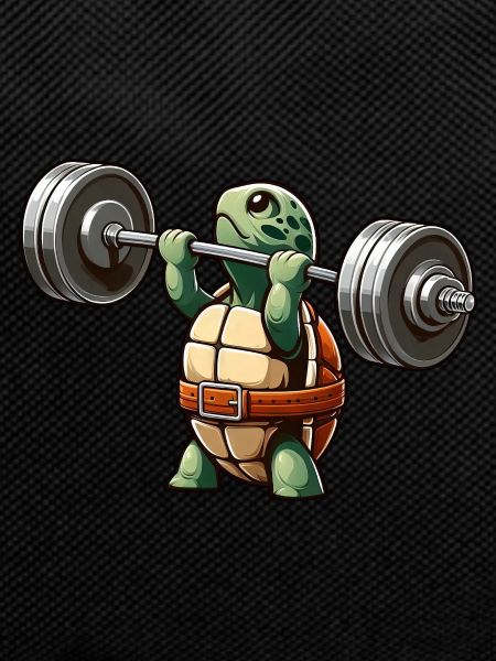 Turtle Weightlifting Strength Training
