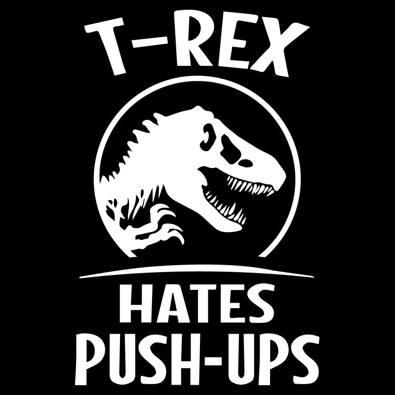 T Rex Dinosaur déteste les pompes