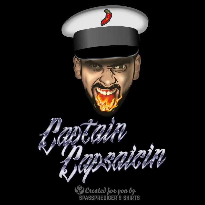 Chili Fan Design Captain Capsaicin