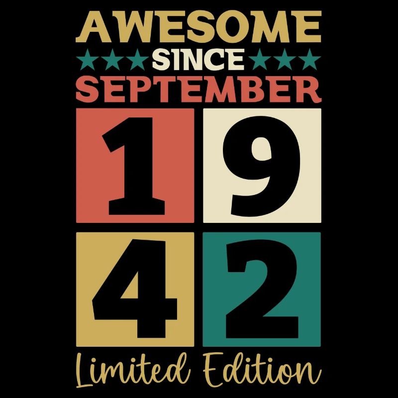 Awesome September 1942 80th Birthday Gift
