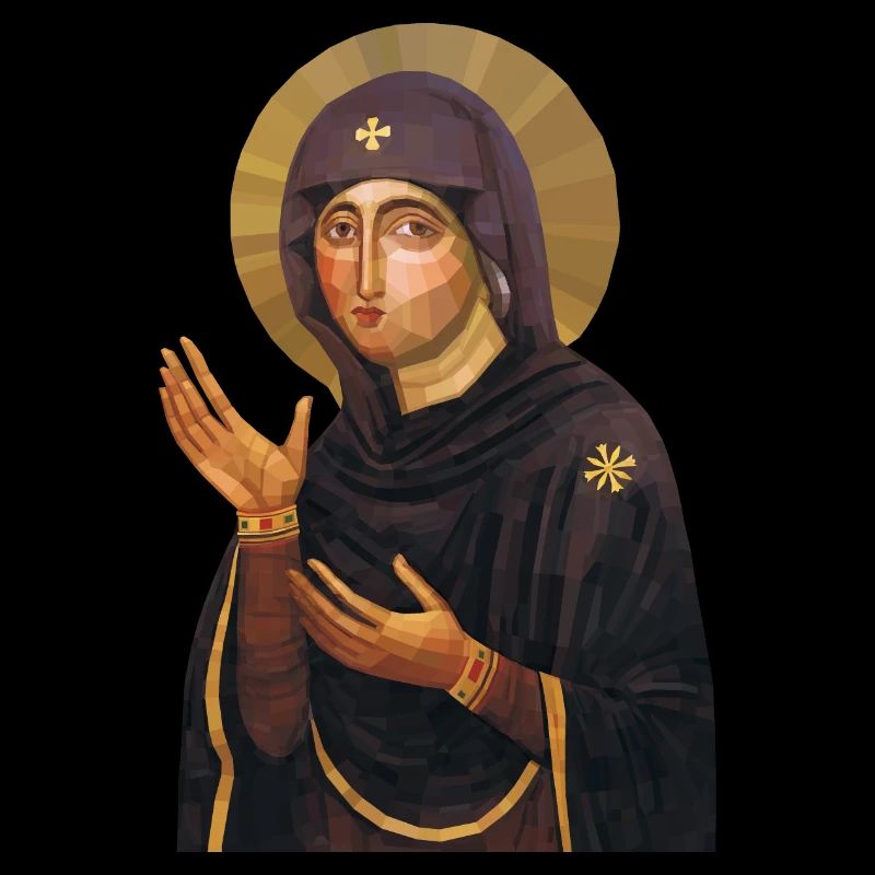Virgin Mary Icon - Advocata Nostra