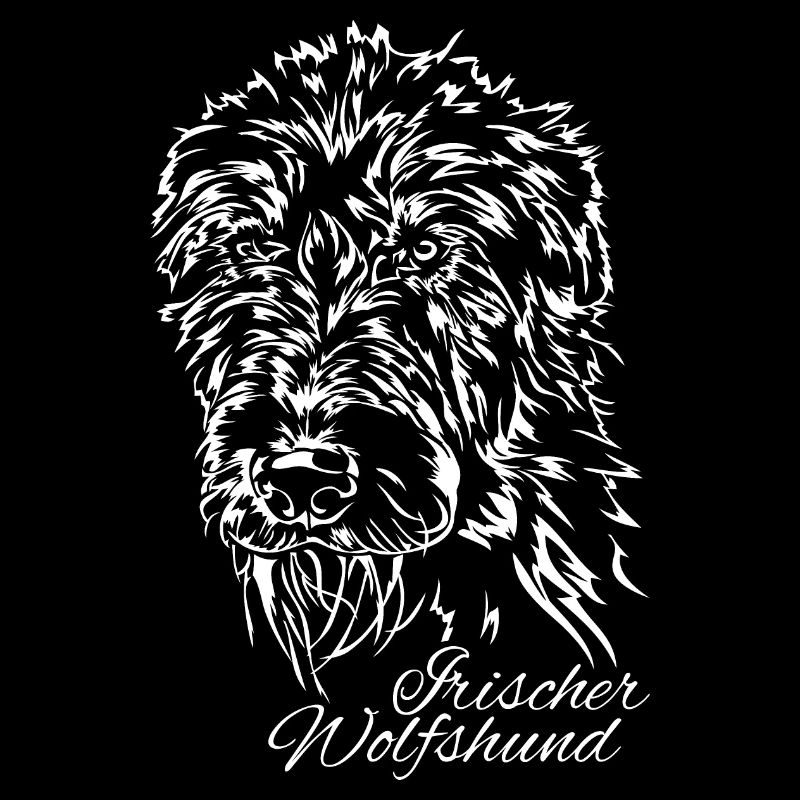 IRISCHER WOLFSHUND Portrait Windhunde Wilsigns