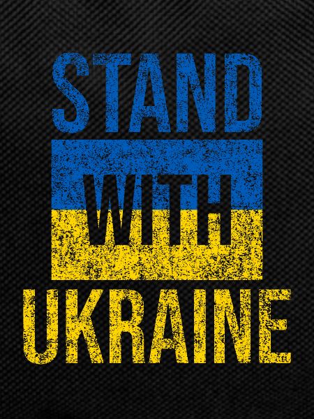 Stand with ukraine grunge