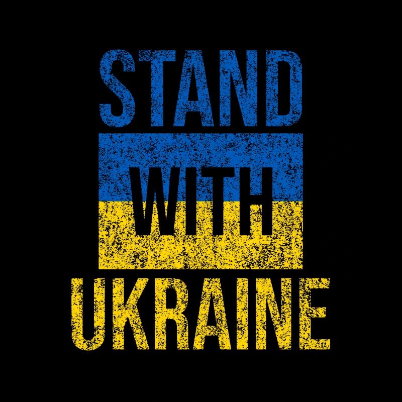 Stand with ukraine grunge