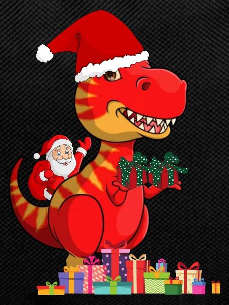 Pere Noel dinosaur