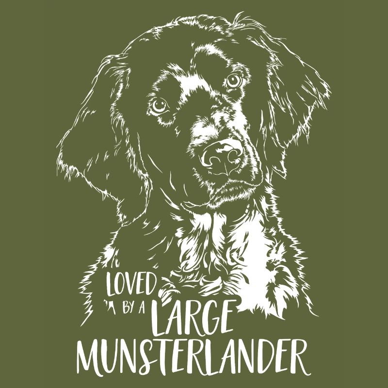 Loved by a Large Munsterlander Hundespruch Hunde