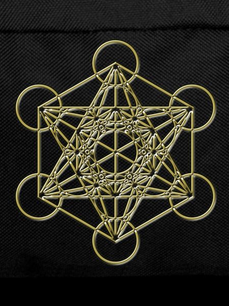Metatron's Cube gold 3D