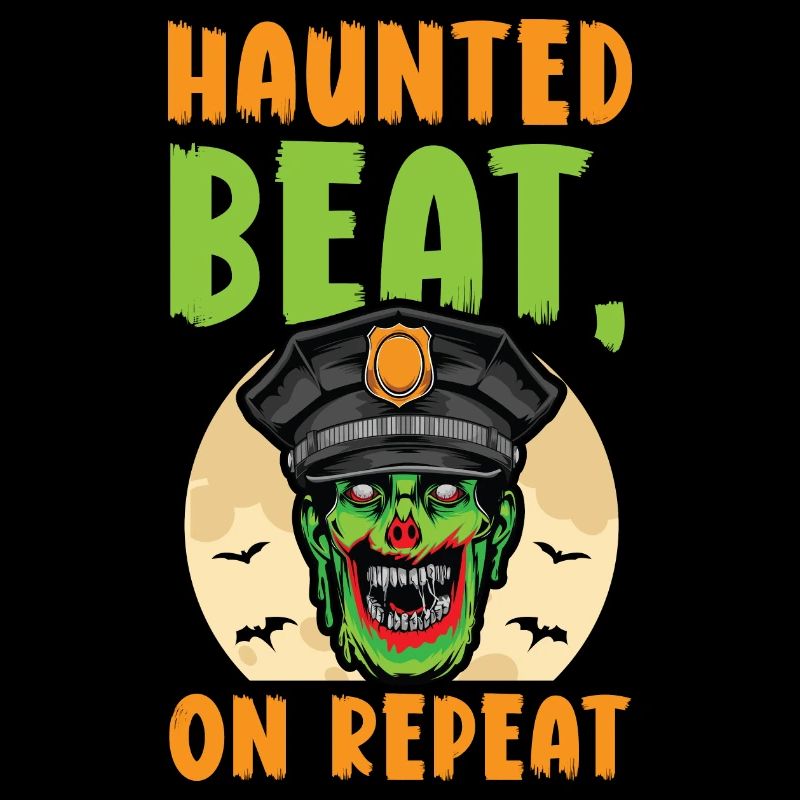 Haunted Beat, On Repeat Polizist Halloween