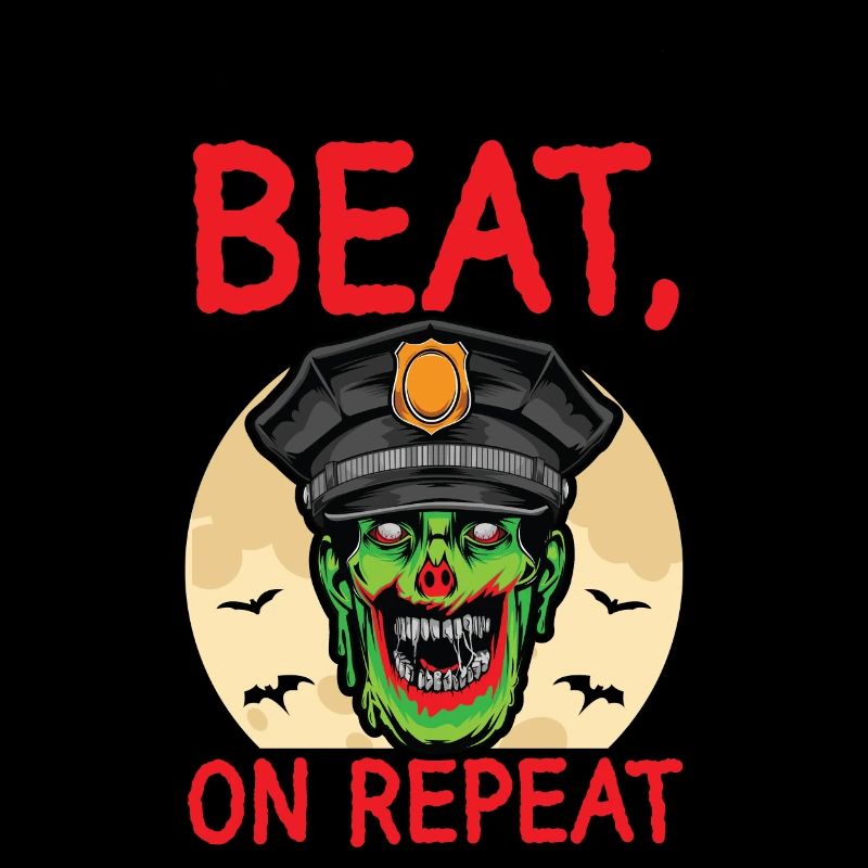 Haunted Beat, On Repeat Polizist Halloween