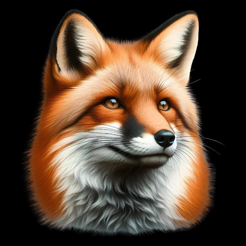 Trippy Polka Dot Fox