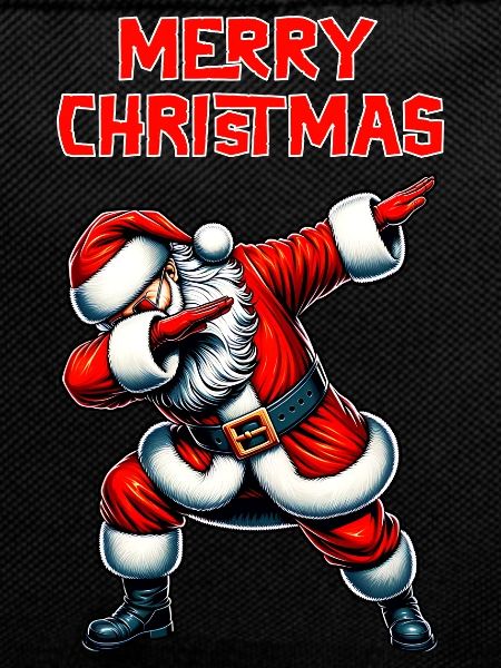 Merry Christmas: Dancing Santa Claus