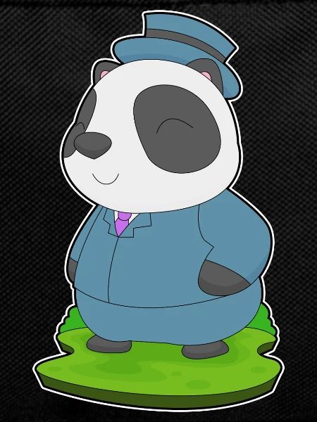 Panda Groom Wedding Suit