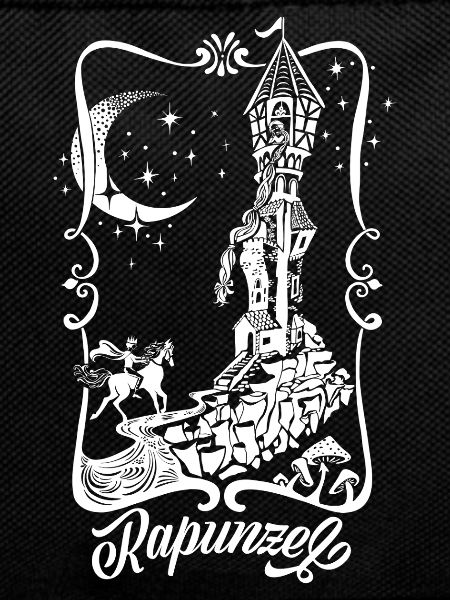 Rapunzel Tower Silhouette Princess