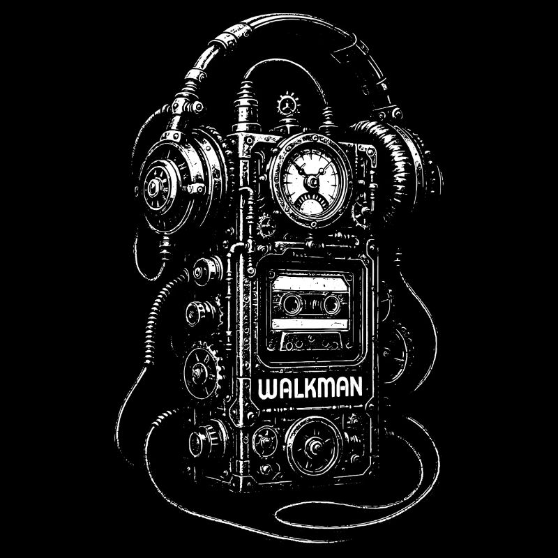Retro steampunk Walkman