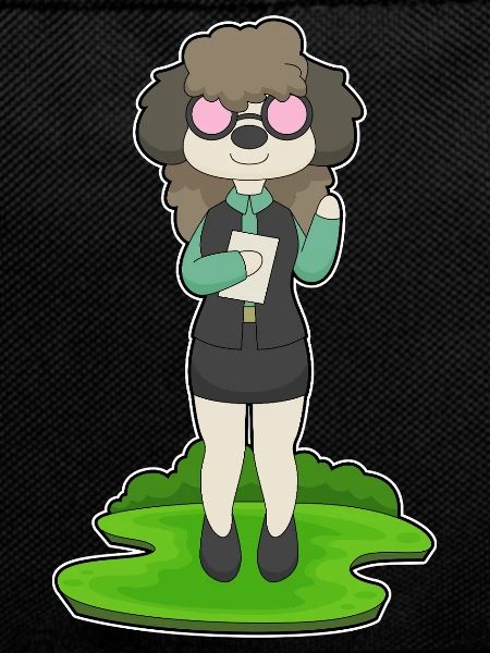 Dog Secretary Glasses Office