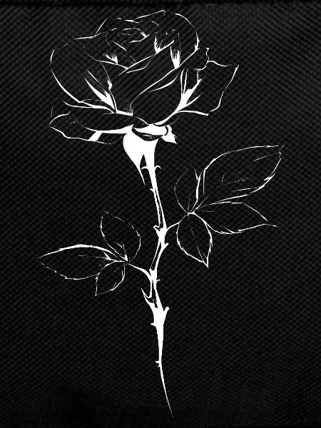 Line Rose Silhouette
