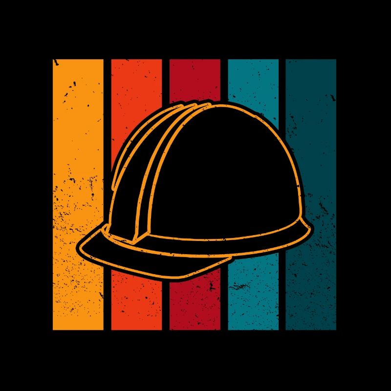 Construction worker helmet
