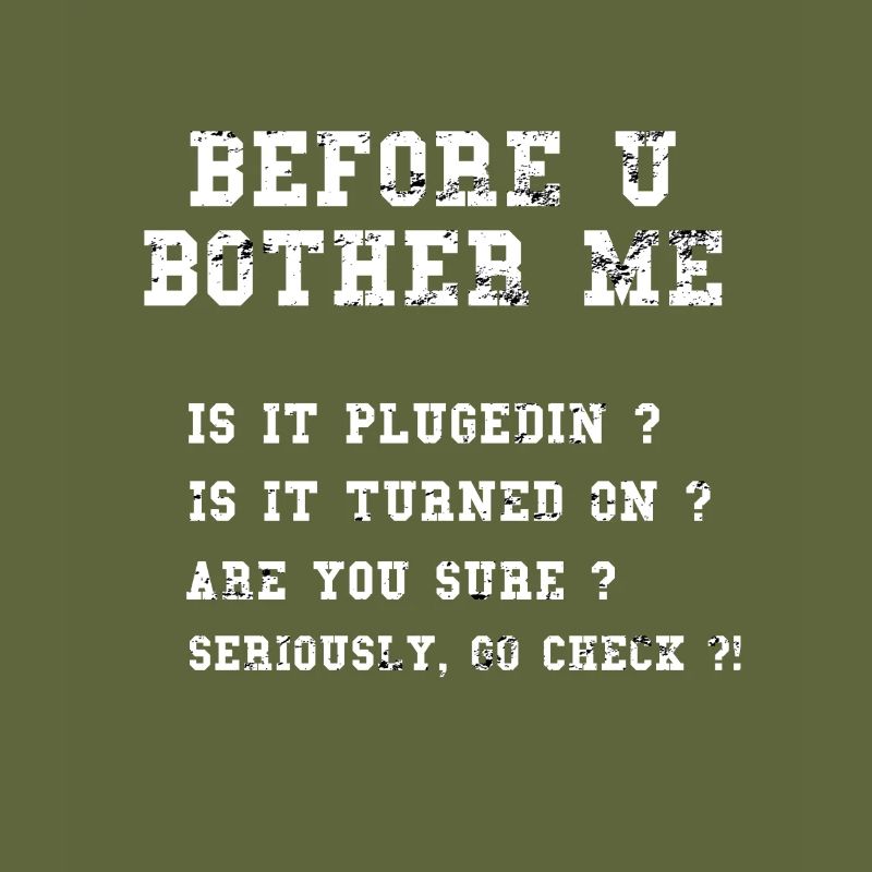 Funny Tech Support Checklist graphic Sysadmin