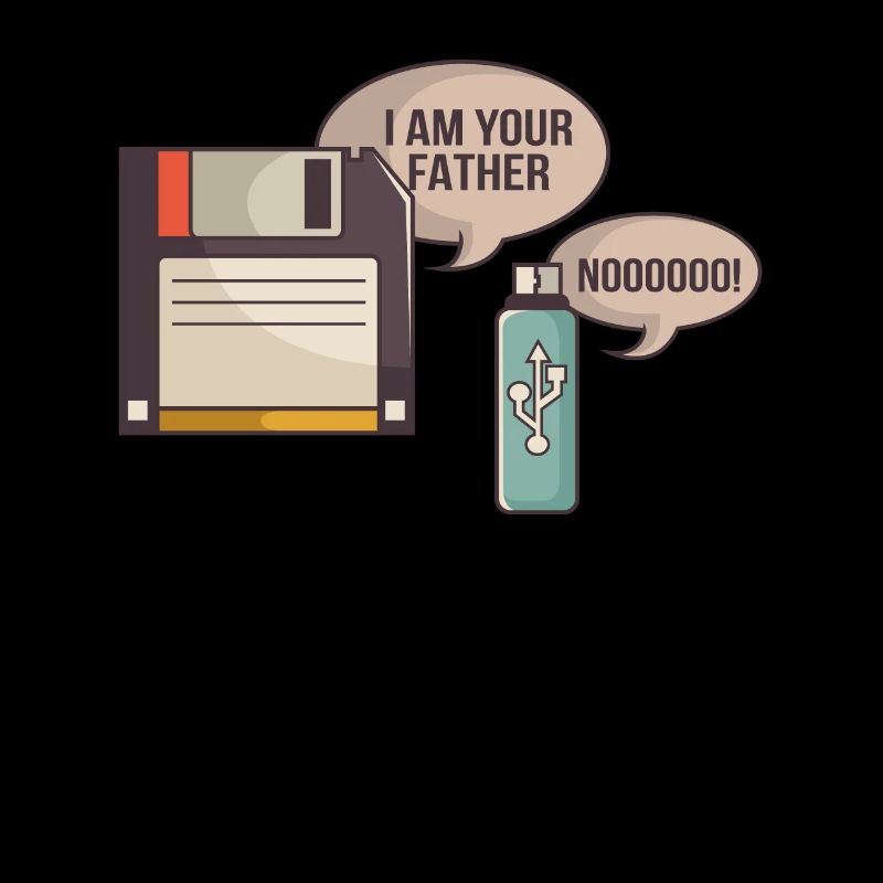 USB Floppy Disk I on Your Father | Computer Nerd