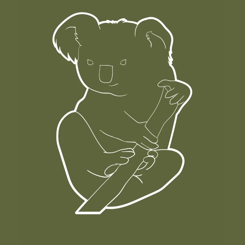 Koala Geschenkidee Koala Wald