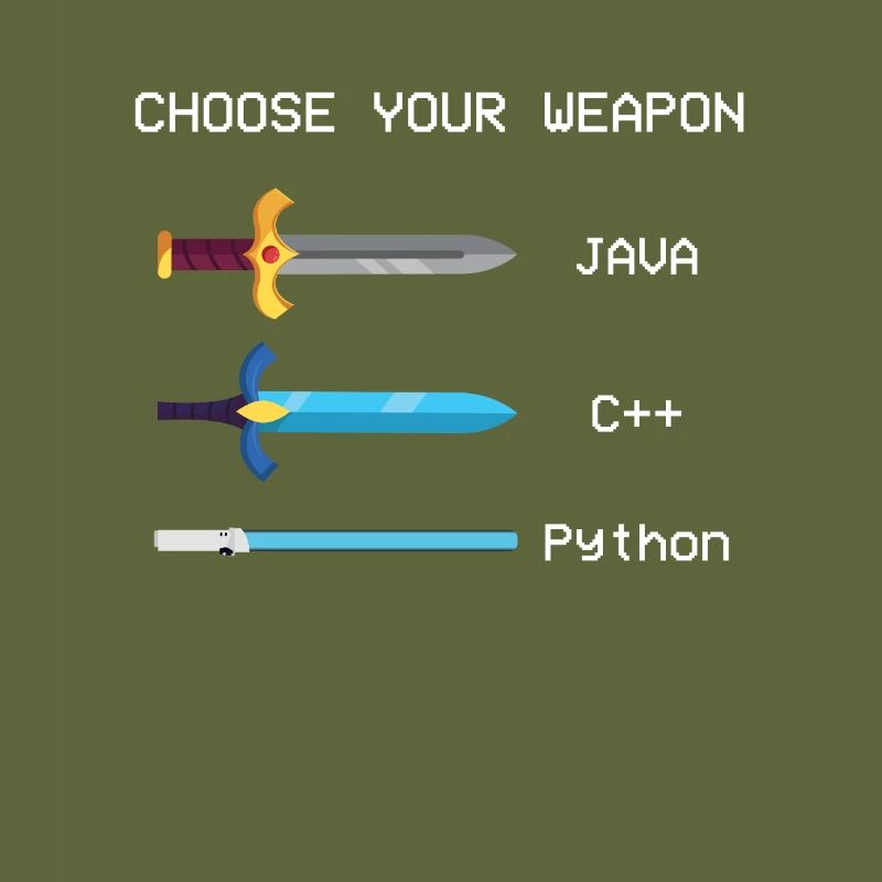 choose your weapon Programmiersprachen Informatik